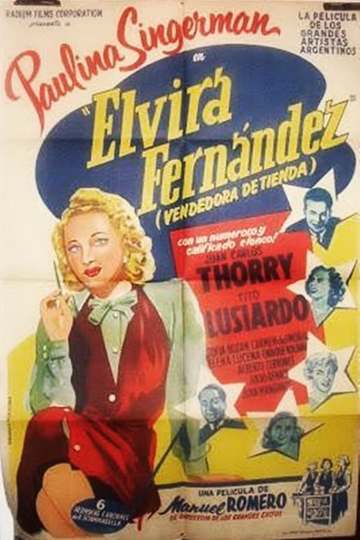 Elvira Fernández vendedora de tienda