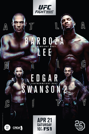 UFC Fight Night 128 Barboza vs Lee Poster