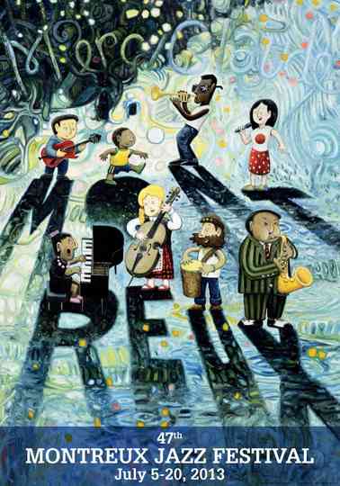 Avishai Cohen Quartet - Montreux Jazz Festival 2013 Poster