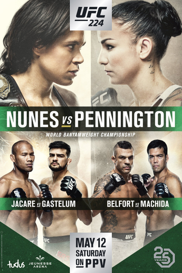 UFC 224 Nunes vs Pennington Poster