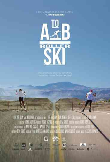 A to B Rollerski Poster