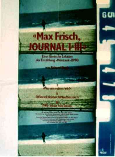 Max Frisch Journal IIII Poster