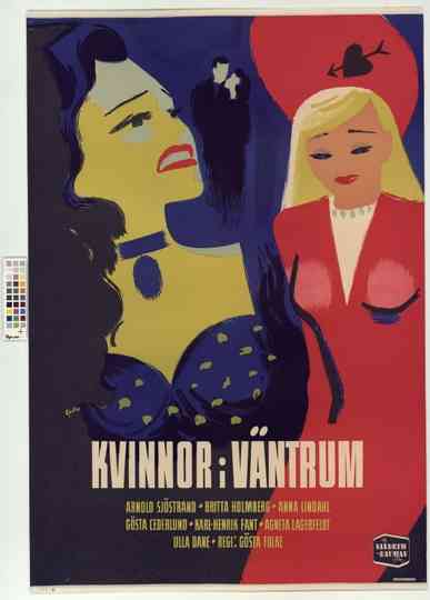Kvinnor i väntrum Poster