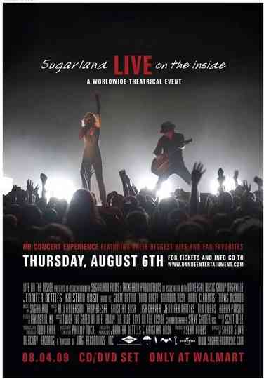 Sugarland Live on the Inside Poster