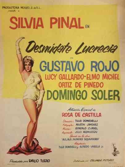 Desnúdate, Lucrecia Poster