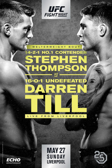 UFC Fight Night 130 Thompson vs Till Poster