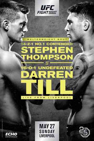 UFC Fight Night 130 Thompson vs Till poster