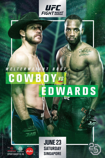 UFC Fight Night 132 Cowboy vs Edwards Poster