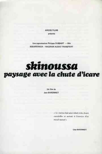 Skinoussa, paysage avec la chute d'Icare Poster
