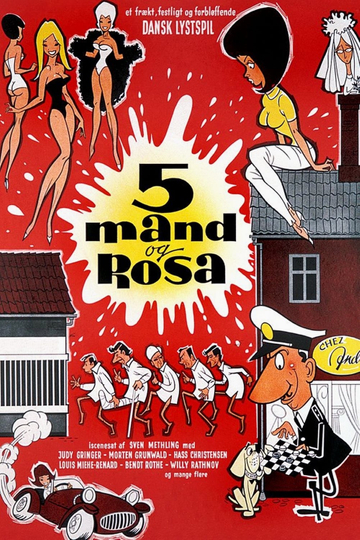 Five men and Rosa Poster