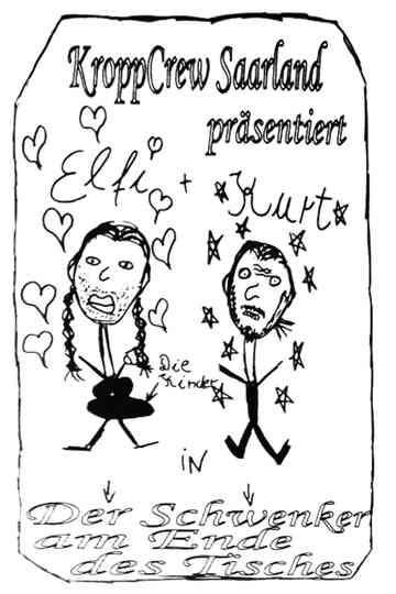 Der Schwenker am Ende des Tisches Poster