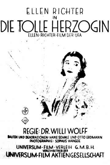 Die tolle Herzogin Poster