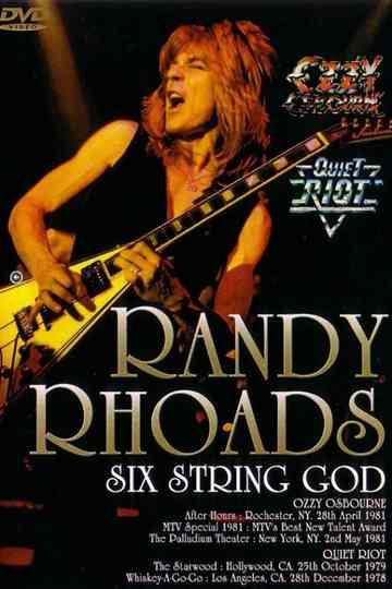 Randy Rhoads  Six String God Poster