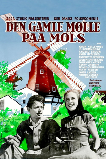 Den gamle mølle paa Mols Poster