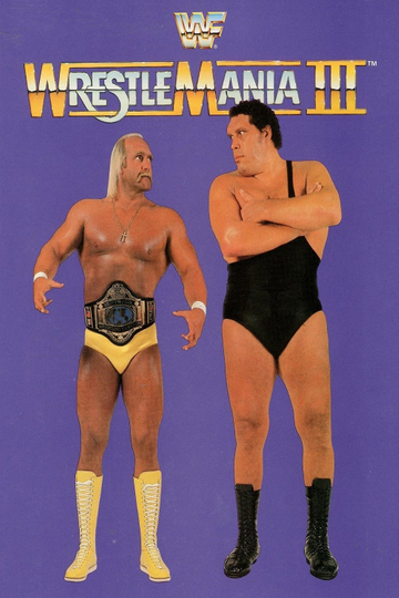 WWE WrestleMania III Poster