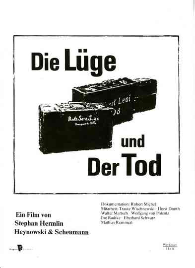 Die Lüge und der Tod Poster