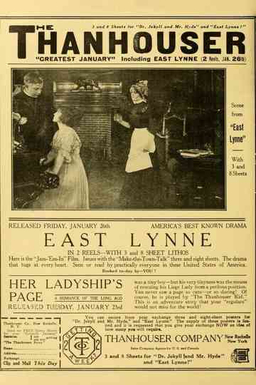 East Lynne Poster