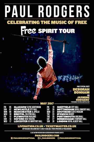 Paul Rodgers -  Free Spirit Poster