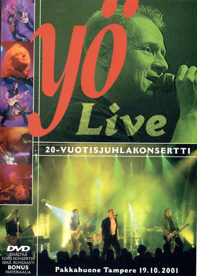 Yö Live  20vuotisjuhlakonsertti Poster