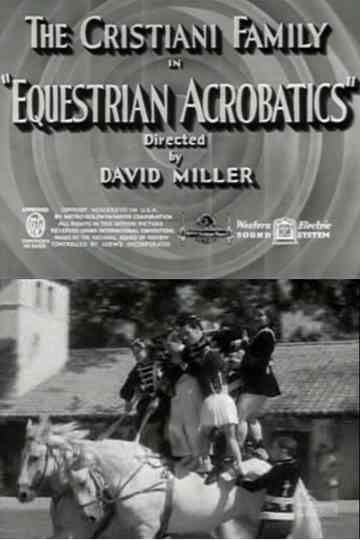 Equestrian Acrobats Poster