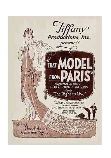 That Model from Paris Poster