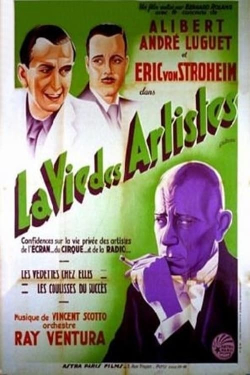 La Vie des artistes Poster