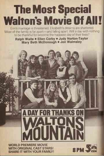 A Day for Thanks on Walton's Mountain poster