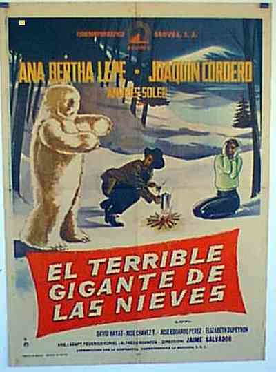 The Terrible Giant of the Snow Poster