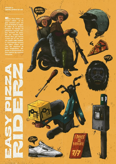 Easy Pizza Riderz Poster