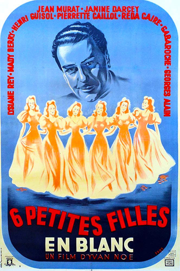 Six Little Girls in White Poster