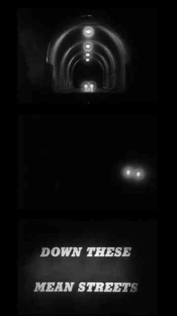 Down These Mean Streets Poster