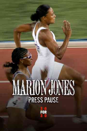 Marion Jones Press Pause Poster