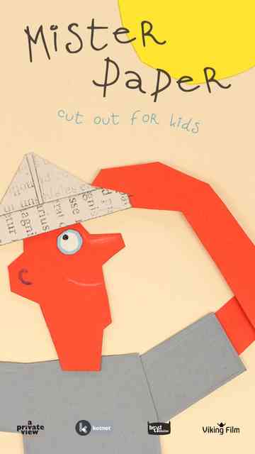 Mister Paper Goes Out for a Walk Poster