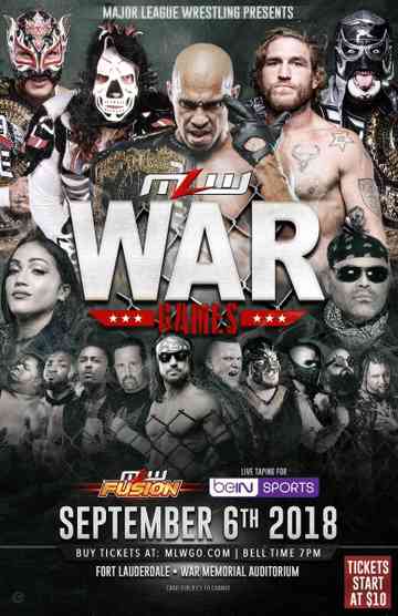 MLW War Games 2018 Poster