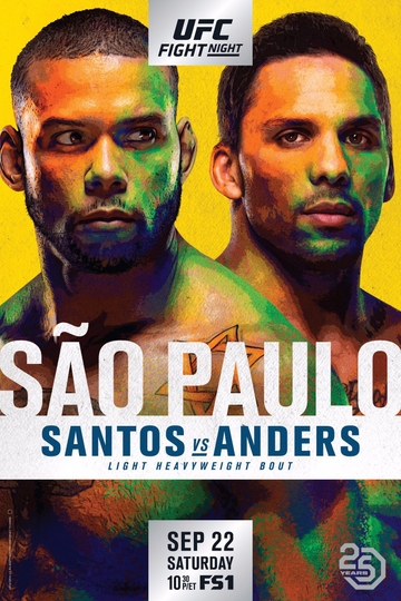 UFC Fight Night 137 Santos vs Anders Poster