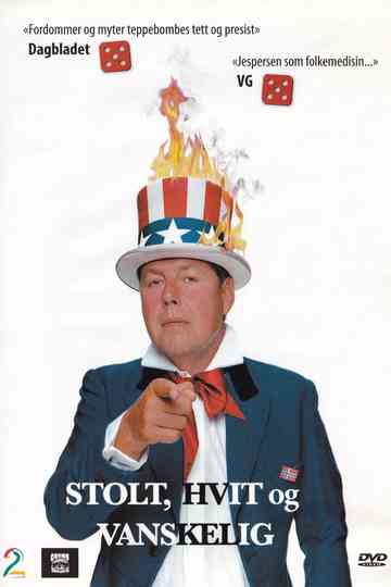 Otto Jespersen Stolt Hvit og Vanskelig Poster