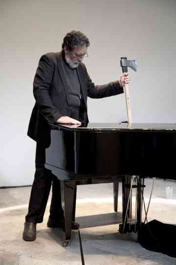 Piano Destruction Concert: Dada con Mama Poster