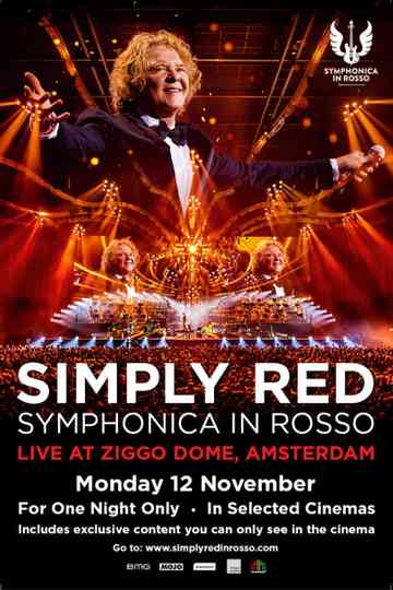 Simply Red  Symphonica In Rosso  Live At Ziggo Dome Amsterdam poster