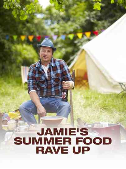 Jamie's Summer Food Rave Up Poster