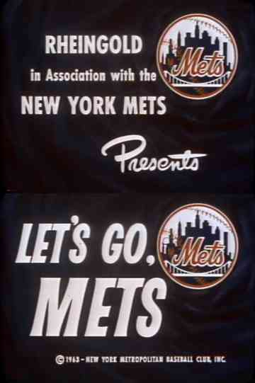 1963 Mets Lets Go Mets Poster