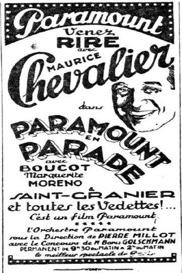 Paramount on parade Poster