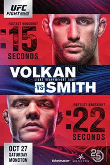 UFC Fight Night 138 Volkan vs Smith Poster
