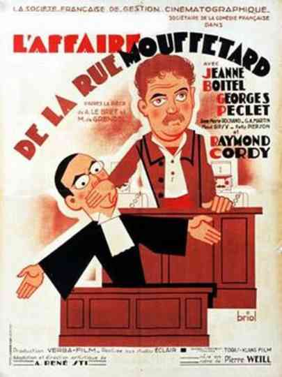 L'affaire de la rue Mouffetard Poster