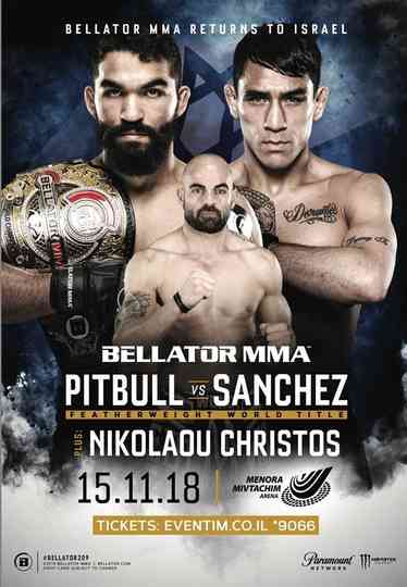 Bellator 209 Pitbull vs Sanchez Poster