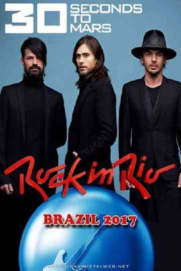 30 Seconds to Mars Rock in Rio 2017 poster