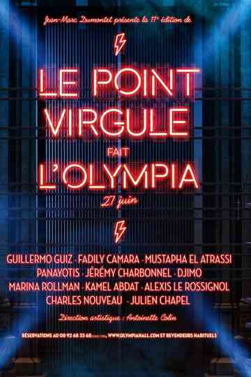 Le Point Virgule fait l'Olympia - 11e édition Poster