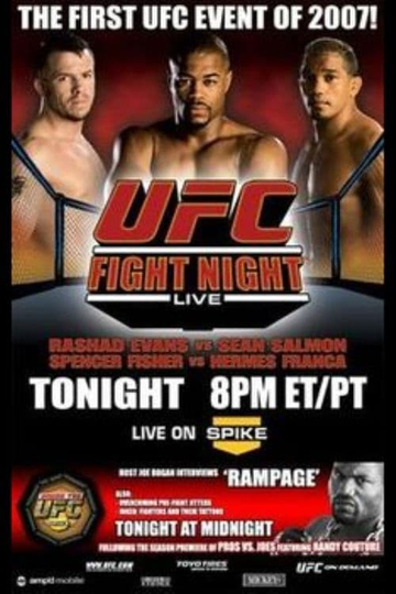 UFC Fight Night 8 Evans vs Salmon Poster