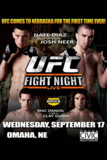 UFC Fight Night 15 Diaz vs Neer Poster