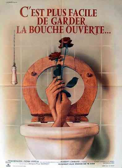 C'est plus facile de garder la bouche ouverte Poster