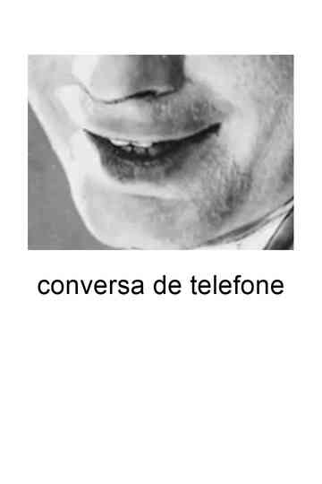 conversa de telefone Poster